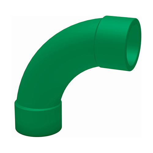 PP-RCT Bogen 90&deg; gr&uuml;n